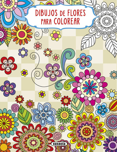 Libro Dibujos De Flores Para Colorear - 1 - Vv.aa.