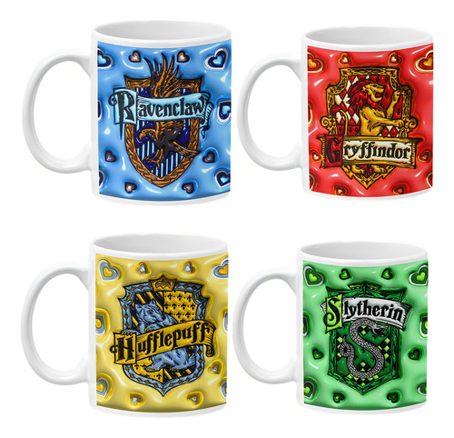 Caneca Cerâmica Potter Corvinal Presente Nerd Cor Azul