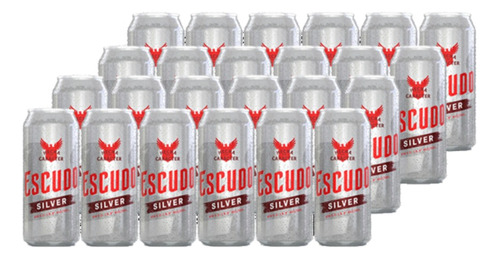 Pack 24 Cervezas Escudo Silver 470 Ml