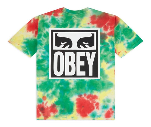 Playera Obey Eyes Icon T-shirt Tie Dye Original Hombre Huf