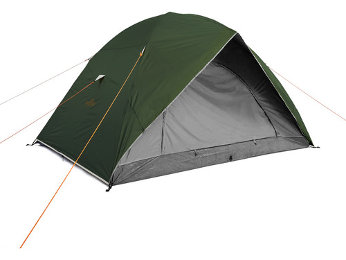 Carpa Cacique Igloo Dome 7 Siete Personas - Termosellada Verde Oliva / Gris