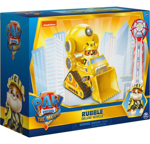 Paw Patrol, La Película De Lujo De Rubble Transforming Toy C
