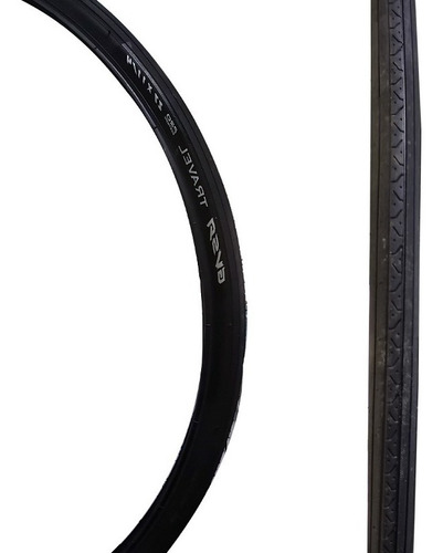 Par Llanta 27 X 1 1/4 Negra Gvsa