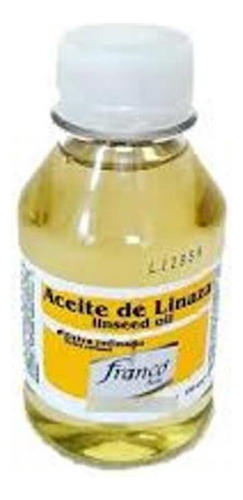 Aceite De Linaza Extrarefinado Para Pintura 60 Cc Franco