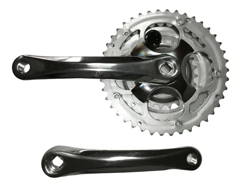 Plato Triple Aluminio hierro 24 34 42t Para Bicicletas. S26