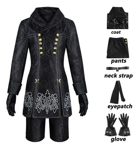 Disfraz Yorha Type Nier De Automata Cosplay 9s Game No.9