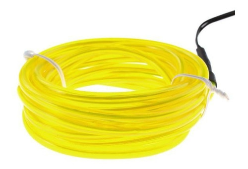 Cable Mono Para Intrumento 6mm Amarillo Fluor Metro Plug Tr