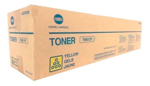 Toner Konica Minolta Tn-613 Yellow Bizhub Br C552,