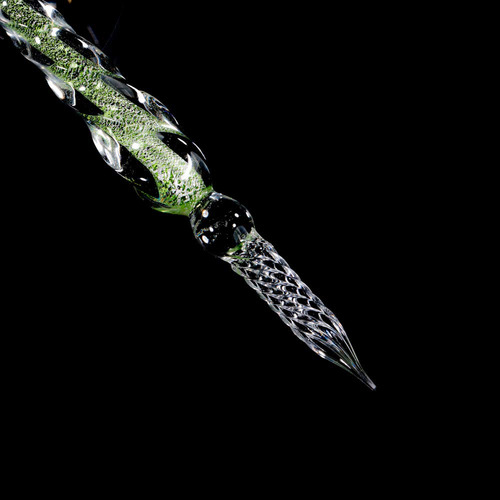 Pluma De Inmersión De Cristal De Borosilicato Verde