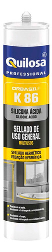 Silicon Transparente Antihongos 280ml Orbasil K-86 Quilosa