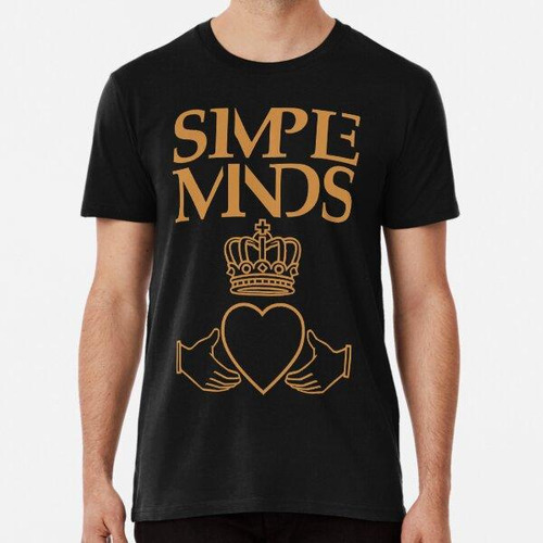 Remera Camiseta Básica Con El Logo De Simple Minds Algodon P