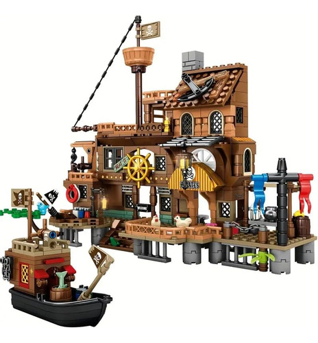 Juego De Bloques De Construcción Island Storm De 675 Piezas
