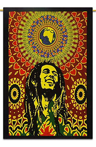 Decorative Bob Marley One World Laughing Multicolor Weed Tap