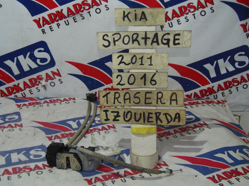 Chapa Con Cierre Trasera Izquierda Kia Sportage 2011-2016