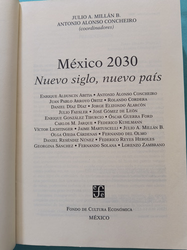 México 2030 Nuevo Siglo, Nvo Pais (Usado)