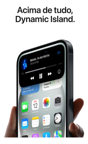 Apple iPhone 15 (128 GB) - Preto - Excelente (Recondicionado)