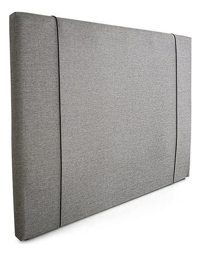 Respaldo 2 Plazas 1.40mts -tela Gris Claro-he6008/140/d2390 Color Gris Claro