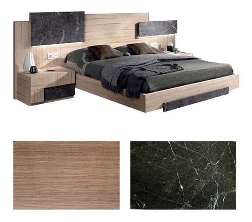 Imagen 4 de 6 de Cama Moderna Md Inv- 1037 (missidream) + Obsequio