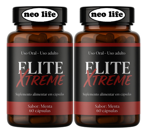 1 Elitextreme 60 Caps Original - Envio Rápido - Loja Oficial Chega Amanha