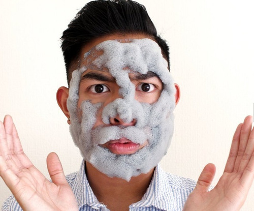Imagen 2 de 7 de Mascara Burbuja Volcanico Colageno Proteina Facial Senana
