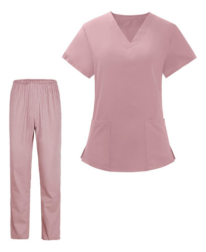 Conjunto De Uniformes De Enfermería Transpirables Para Mujer