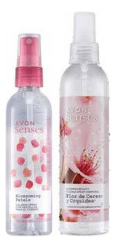 Avon Set Senses Flor De Cerezo 200 Ml + Blossoming Petals 