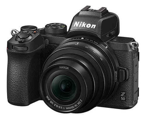 Nikon Z50 + Z Dx 16-50mm Mirrorless Camera Kit (af Híbrido D