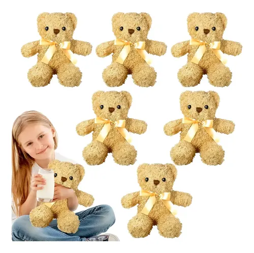 Peluches Mayoreo 6 Pzas Osos De Peluche  Premium Juguete