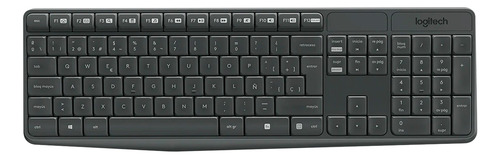 Kit Teclado Y Mouse Logitech Inalámbrico Mk235 Negro