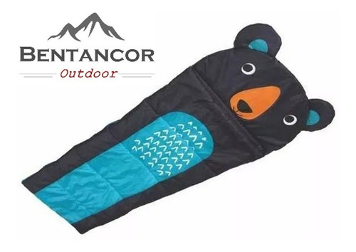 Imagen 3 de 7 de Sobre De Dormir Para Niños Oso + Linterna Minero Safari