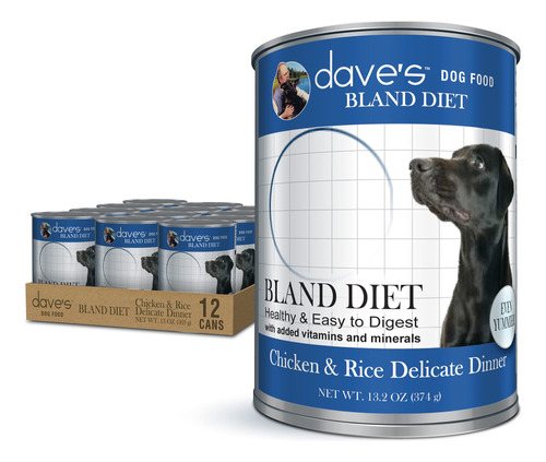 Dave's Pet Food Alimento Humedo Para Perros Con Pollo Y Arro
