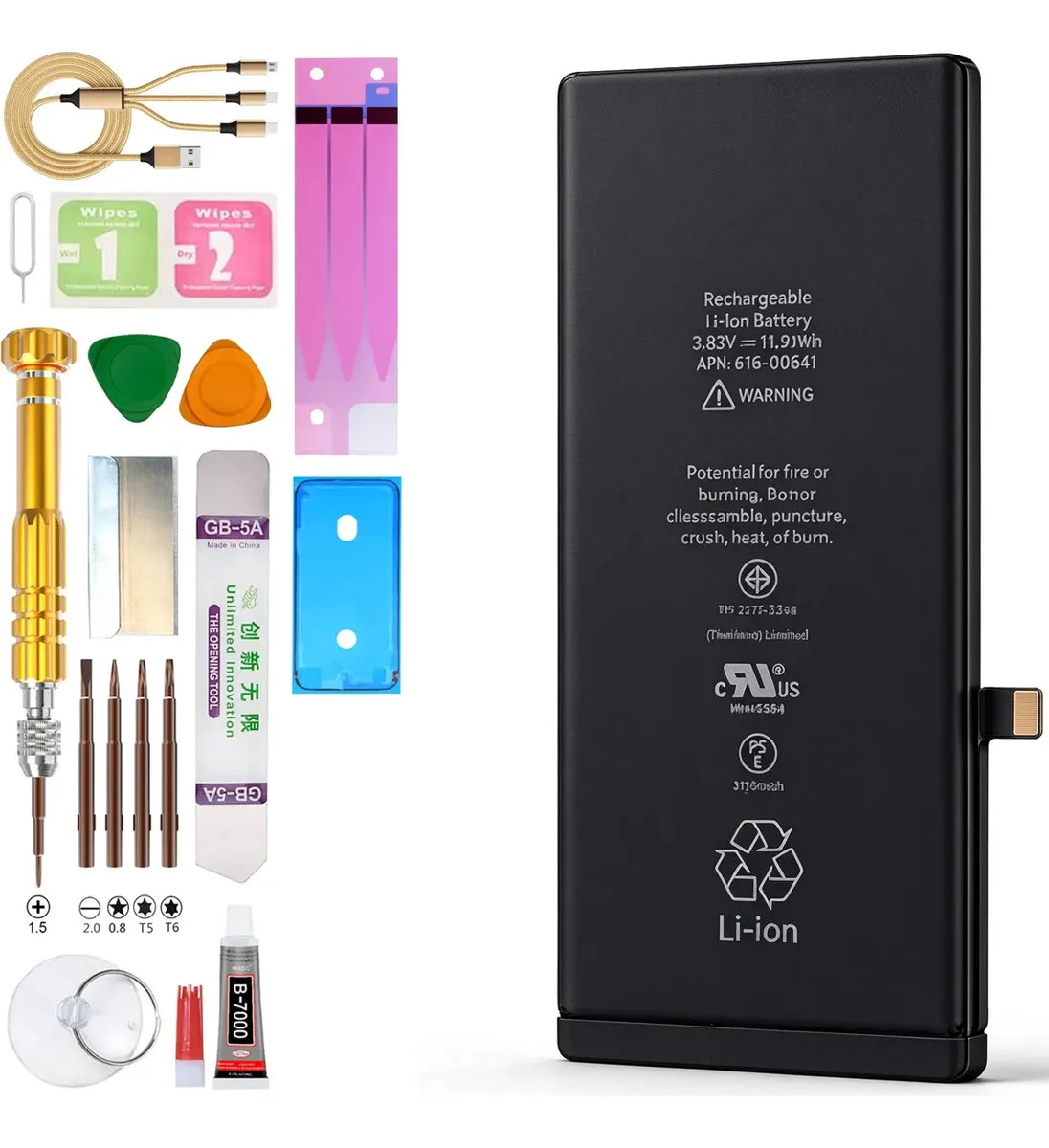 Batería Para iPhone 11 A2221 A2111 A2223 Kit De Reemplazo De Pila