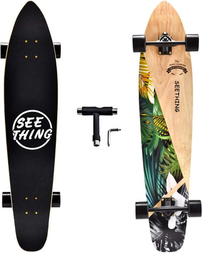 Patineta Longboard Seething Crusier Arce Artesanal 41 Inch