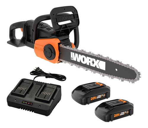 Worx Motosierra Inalambrica De 40 V Y 14 Pulgadas Con Tensio