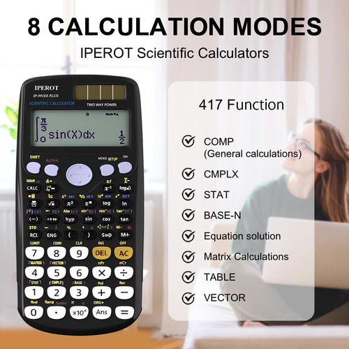 Calculadoras Científicas, Calculadora Iperot Black Math Com