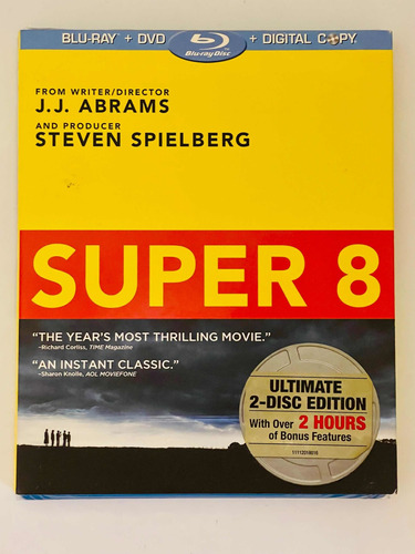 Blu Ray -super 8- Ed. Esp. 2 D + Extras Jj Abrams Spielberg