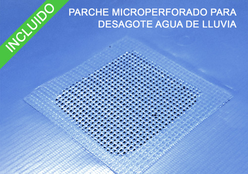 Cobertor Lona Lisa 6x2,5 Mts Cubrepileta Azul Marino