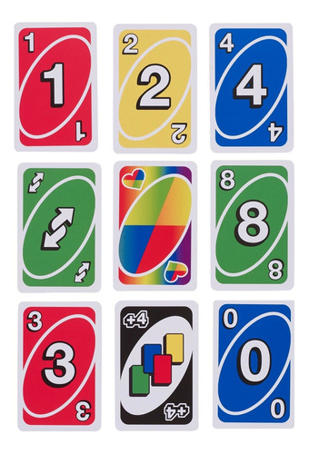 Juego De Cartas Uno Play With Pride De 2 A 10 Jugadores