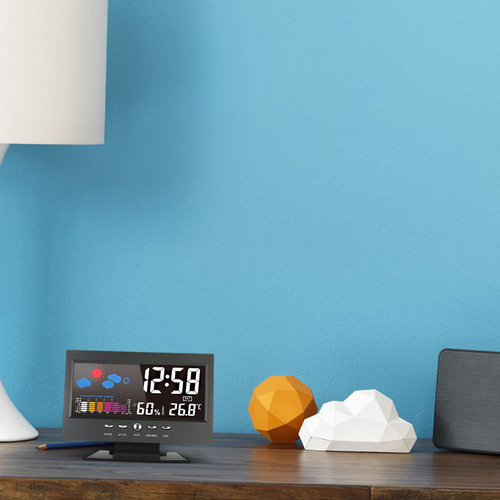Temperatura Digital Lcd Colorida Multifuncional Para Interio