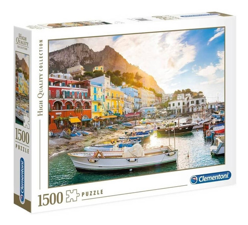 Imagen 1 de 2 de Rompecabezas Clementoni High Quality Collection Capri 31678 de 1500 piezas