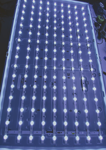 Panel Completo De 9 Tiras De Led Tv Samsung Un50f5000agcfv