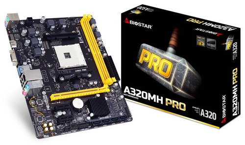 Placa Mae Am4 Biostar A320mh Pro Amd Ryzen Ddr4
