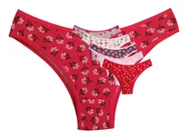 Comprar 5 Calcinhas Menina Moça Tanga Lycra Estampa Infanto Juvenil
