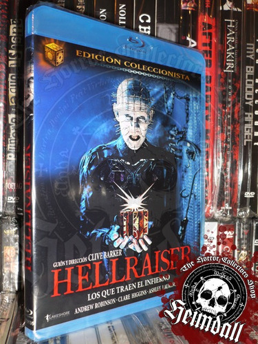 Bluray Hellraiser Edicion Coleccionista Español Clive Barker