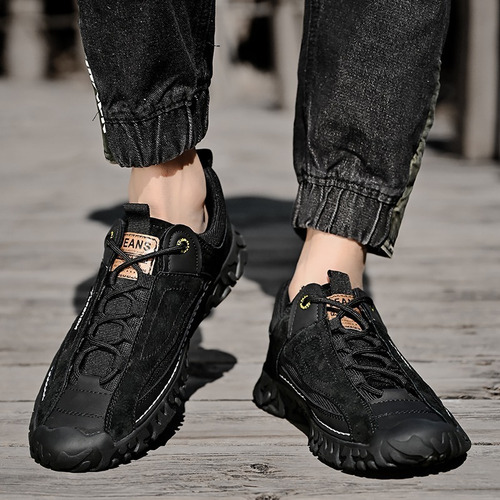 Zapatos Deportivos Casuales De Cuero Para Hombre, Botas De T