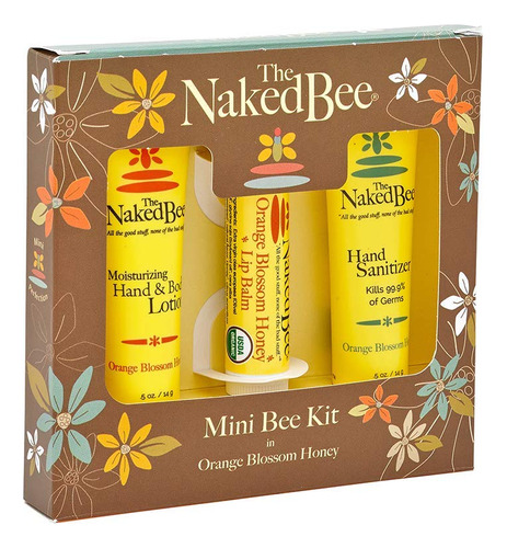 The Naked Bee Kit De 3 Piezas De Locion Para Manos Y Cuerpo