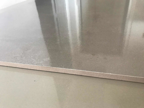 Imagen 7 de 7 de Porcelanato Piso O Pared Gris Brillante Rect. Ceramicarte =)