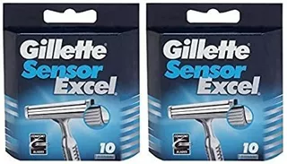 Gillette Sensor Excel - Cartuchos De Recambio (20 Unidades)