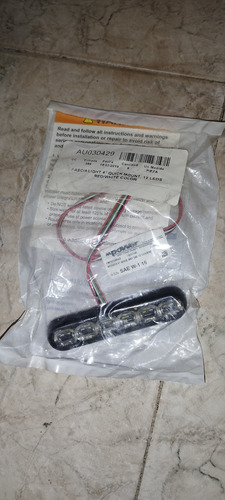 Estrobos Soundoff Signal Mpower Fascia 4 . Rojo Con Blanco.