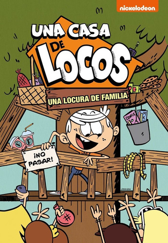 Una Locura De Familia (una Casa De Locos. Cãâ³mic 4), De Nickelodeon. Editorial Beascoa, Tapa Dura En Español